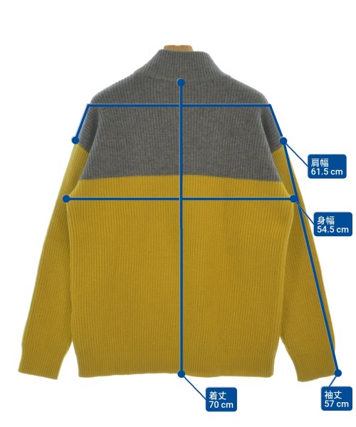 ROBERTO COLLINA（ロベルトコリーナ）ニット・セーター 黄 サイズ:50(XL位) メンズ/2200667385108