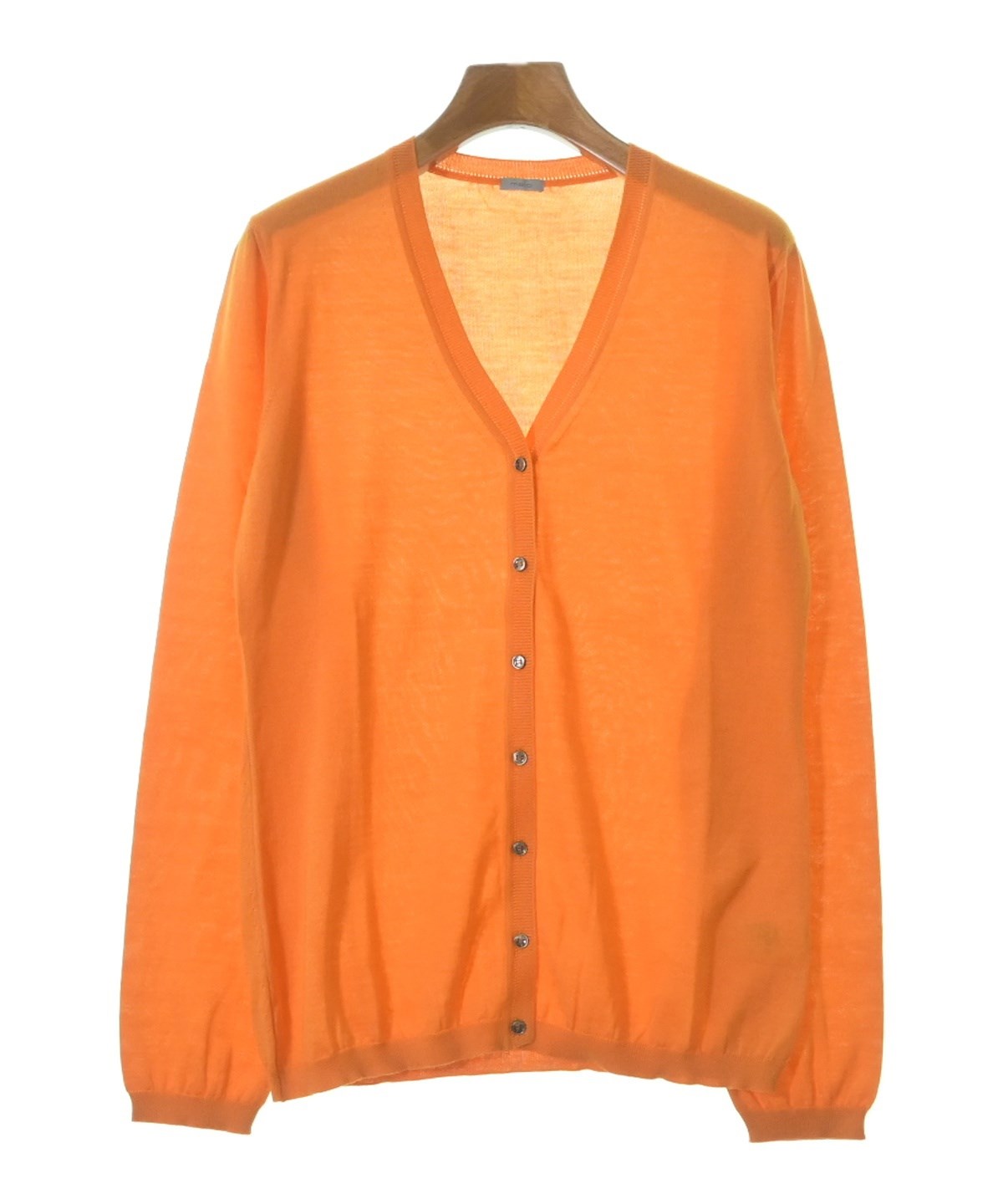 malo（マーロ）カーディガン オレンジ サイズ:44(L位) レディース