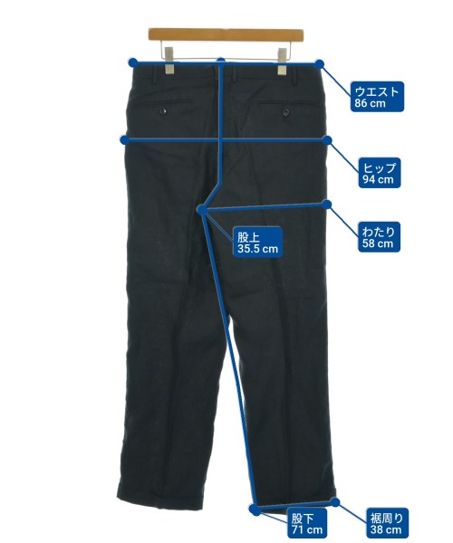 malo（マーロ）スラックス 紺 サイズ:50(XL位) メンズ/2200673683045