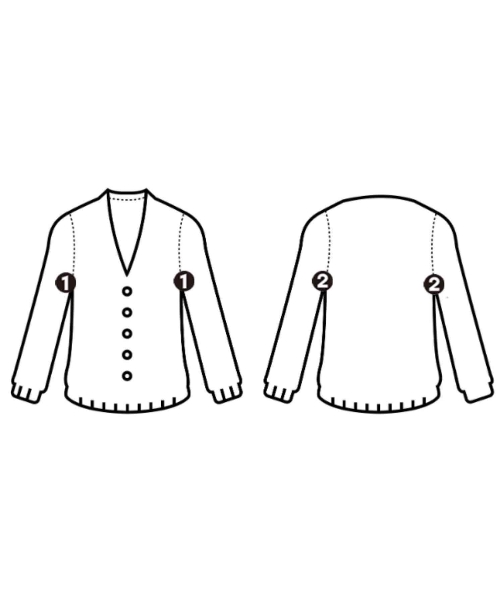 malo（マーロ）カーディガン 緑 サイズ:44(L位) レディース/2200661589038