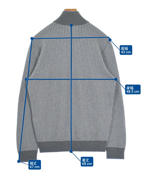 malo（マーロ）カーディガン グレー サイズ:50(XL位) メンズ/2200654098042