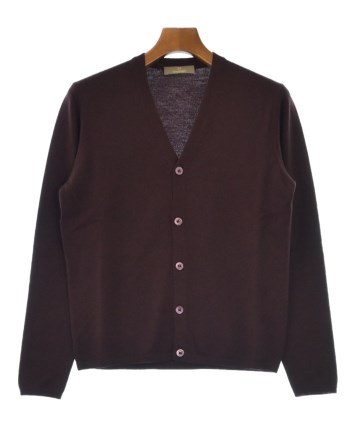 Cruciani 100%ウール カーディガン 52 レッド Cruciani（クルチアーニ）カーディガン 赤 サイズ:44(S位