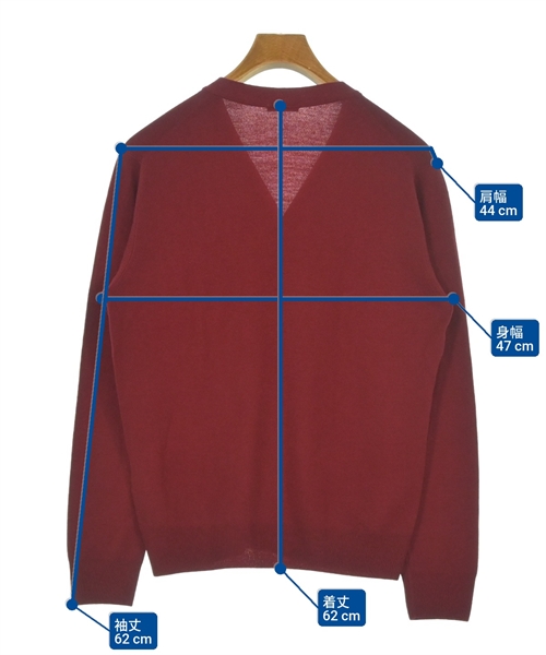 Cruciani（クルチアーニ）カーディガン 赤 サイズ:48(L位) メンズ/2200637491228