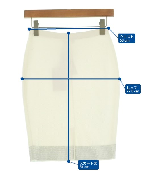 Cruciani（クルチアーニ）ミニスカート 白 サイズ:40(M位) レディース/2200620287104