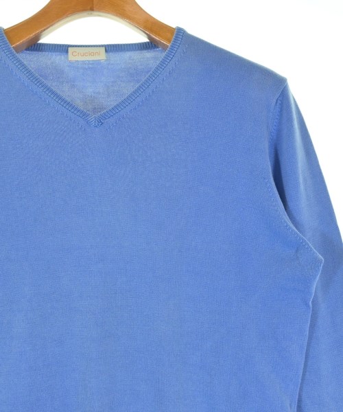 Cruciani（クルチアーニ）ニット・セーター 青 サイズ:44(S位) メンズ/2200620585064