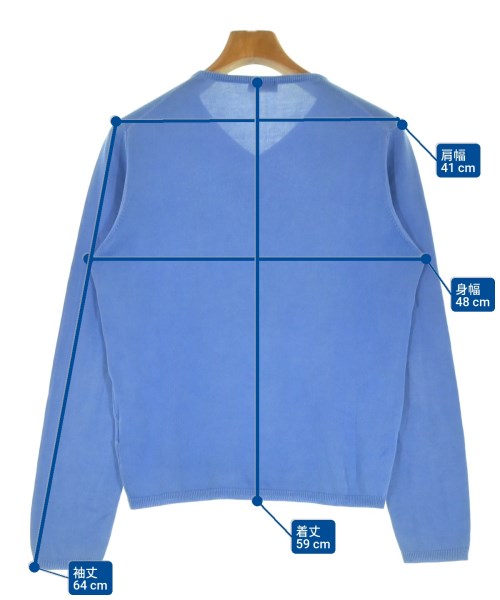 Cruciani（クルチアーニ）ニット・セーター 青 サイズ:44(S位) メンズ/2200620585064