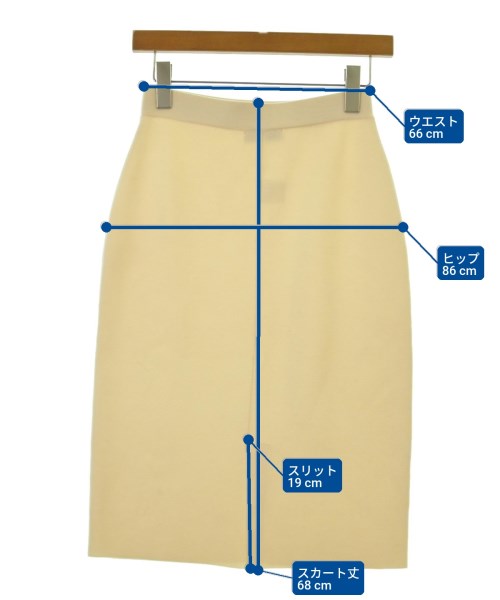 Cruciani（クルチアーニ）ひざ丈スカート 白 サイズ:40(M位) レディース/2200656319022