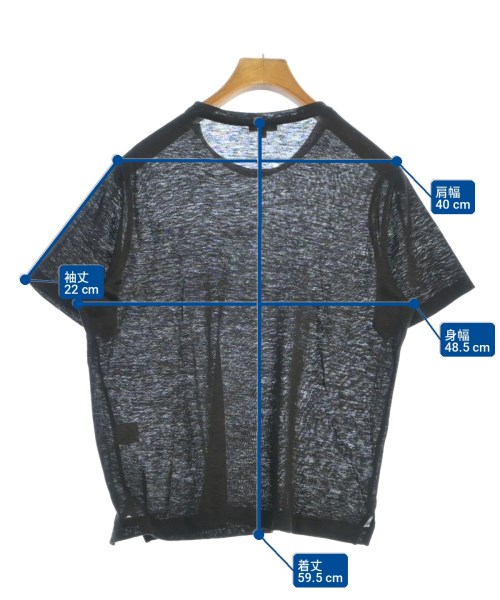 Cruciani（クルチアーニ）Tシャツ・カットソー 黒 サイズ:46(M位) メンズ/2200719154072