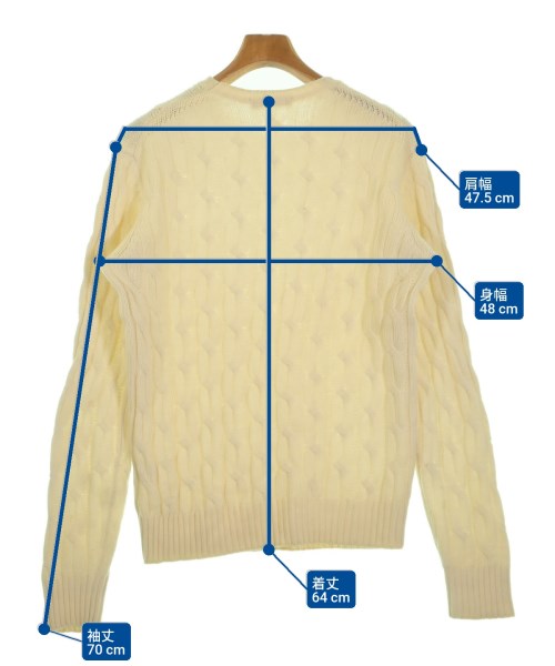Cruciani（クルチアーニ）ニット・セーター 白 サイズ:48(L位) メンズ/2200645859041