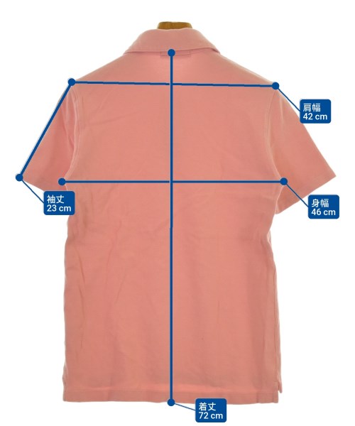 Cruciani（クルチアーニ）ポロシャツ ピンク サイズ:48(L位) メンズ/2200645244052