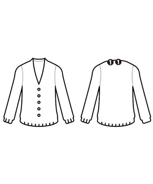 Cruciani（クルチアーニ）カーディガン 黒 サイズ:48(L位) メンズ/2200653400020