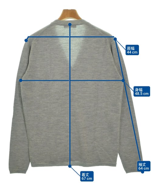 Cruciani（クルチアーニ）カーディガン グレー サイズ:48(L位) メンズ/2200654098059