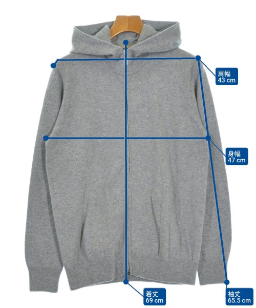 Cruciani（クルチアーニ）カーディガン グレー サイズ:50(XL位) メンズ/2200654098127