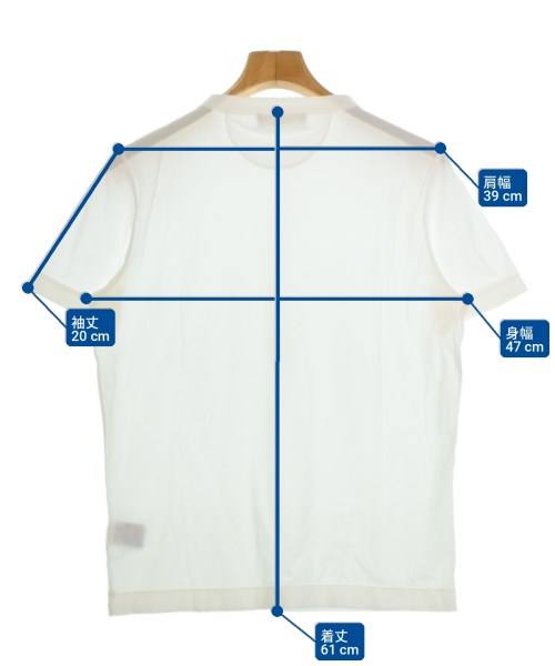 Cruciani（クルチアーニ）Tシャツ・カットソー 白 サイズ:44(S位) メンズ/2200707624044