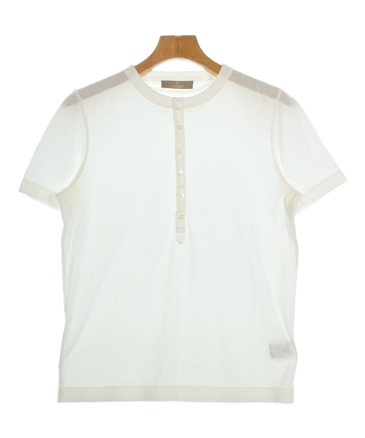 Cruciani（クルチアーニ）Tシャツ・カットソー 白 サイズ:44(S位