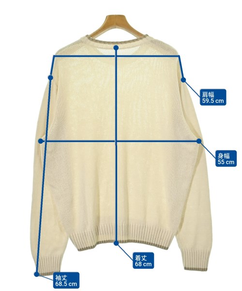 Cruciani（クルチアーニ）ニット・セーター 白 サイズ:50(XL位) メンズ/2200671925062