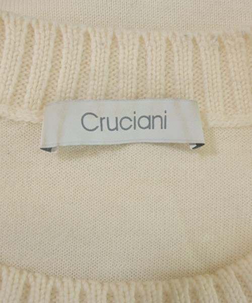 Cruciani（クルチアーニ）ニット・セーター 白 サイズ:52(XXL位) メンズ/2200683021080