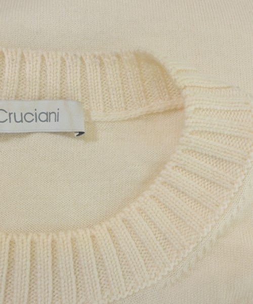 Cruciani（クルチアーニ）ニット・セーター 白 サイズ:52(XXL位) メンズ/2200683021080