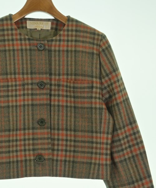 NINA RICCI（ニナリッチ）ジャケット カーキ サイズ:9(M位) レディース/2200636963023