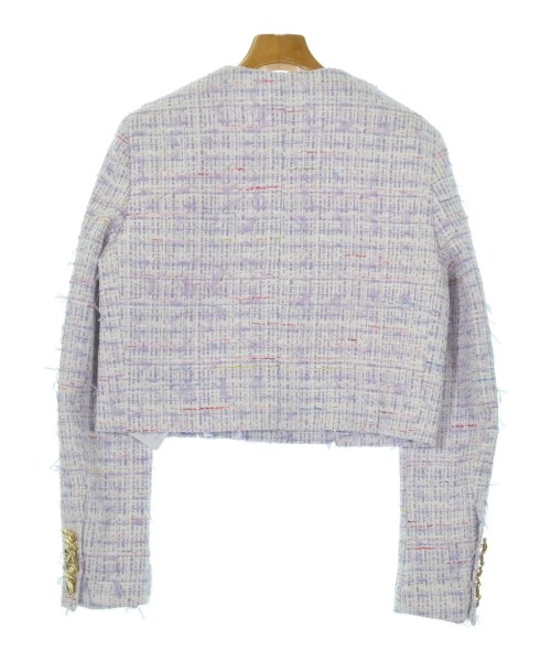 NINA RICCI（ニナリッチ）ノーカラージャケット 紫 サイズ:36(XS位) レディース/2200621755053