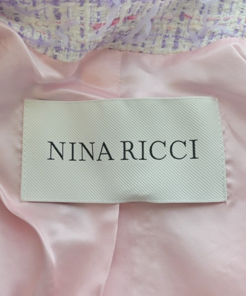 NINA RICCI（ニナリッチ）ノーカラージャケット 紫 サイズ:36(XS位) レディース/2200621755053
