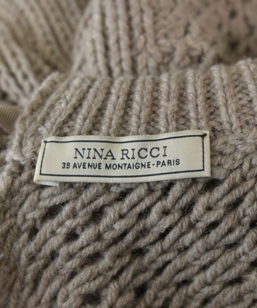 NINA RICCI（ニナリッチ）ニット・セーター ベージュ サイズ:S レディース/2200640669058