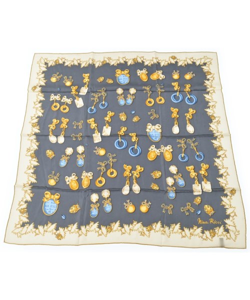 NINA RICCI(ニナリッチ)バンダナ・スカーフ グレー サイズ:-/2200639530321