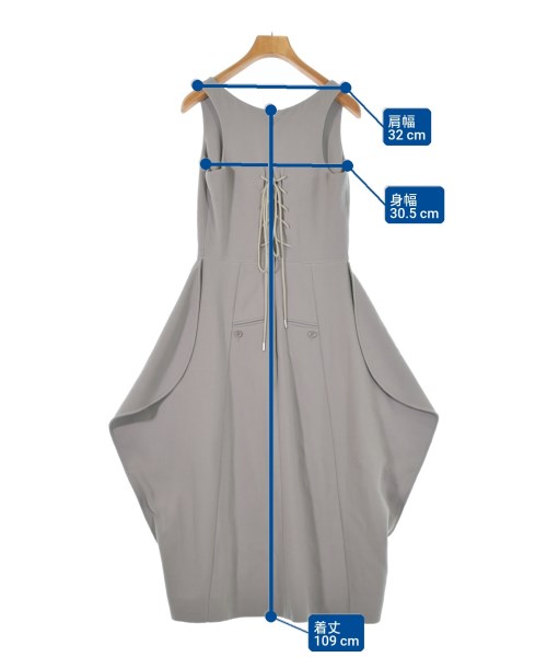 NINA RICCI（ニナリッチ）ワンピース グレー サイズ:-(M位) レディース/2200627933066
