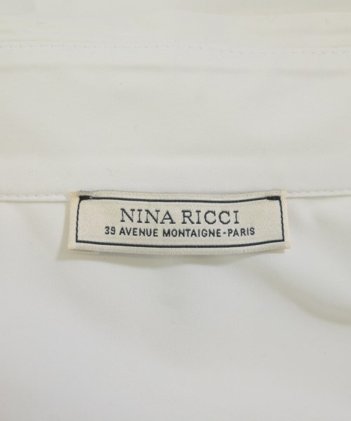 NINA RICCI（ニナリッチ）カジュアルシャツ 白 サイズ:34(XXS位) レディース/2200627933080