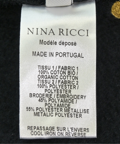 NINA RICCI（ニナリッチ）ノースリーブ 黒 サイズ:XL レディース/2200610500015