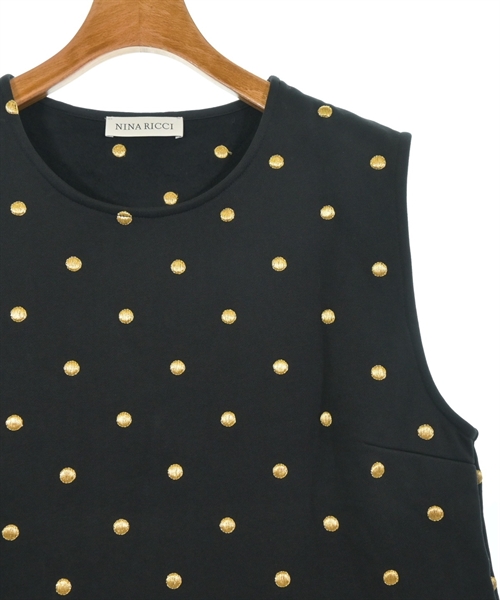 NINA RICCI（ニナリッチ）ノースリーブ 黒 サイズ:XL レディース/2200610500015