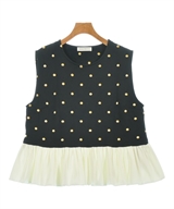 NINA RICCI（ニナリッチ）ノースリーブ 黒 サイズ:XL レディース/2200610500015