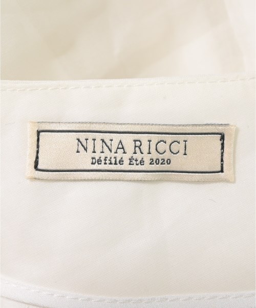 NINA RICCI（ニナリッチ）ひざ丈スカート 白 サイズ:36(XS位) レディース/2200620287074