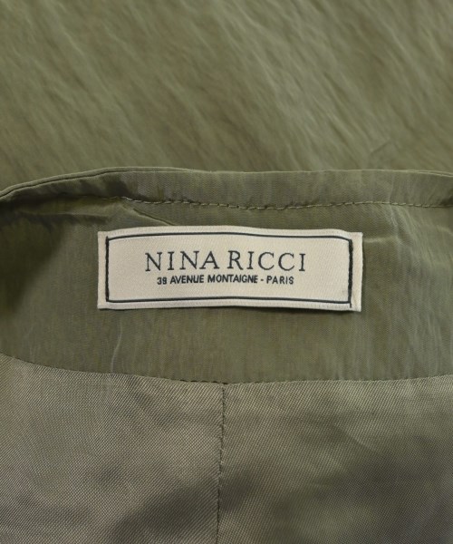 NINA RICCI（ニナリッチ）コート カーキ サイズ:S レディース/2200658590016