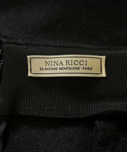 NINA RICCI（ニナリッチ）ひざ丈スカート 黒 サイズ:36(XS位) レディース/2200655567714