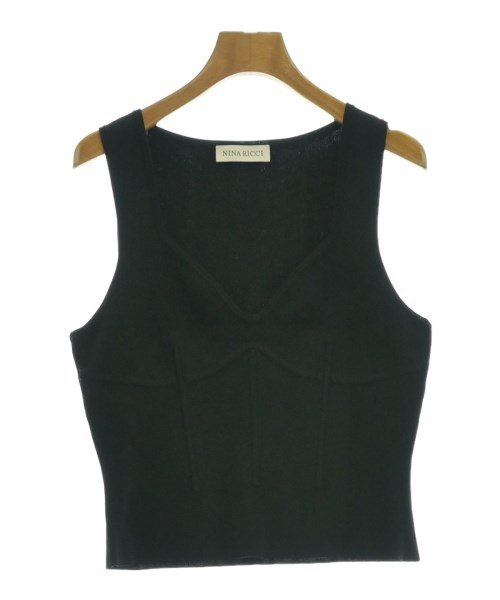 NINA RICCI(ニナリッチ)ベスト 黒 サイズ:L/2200659457059