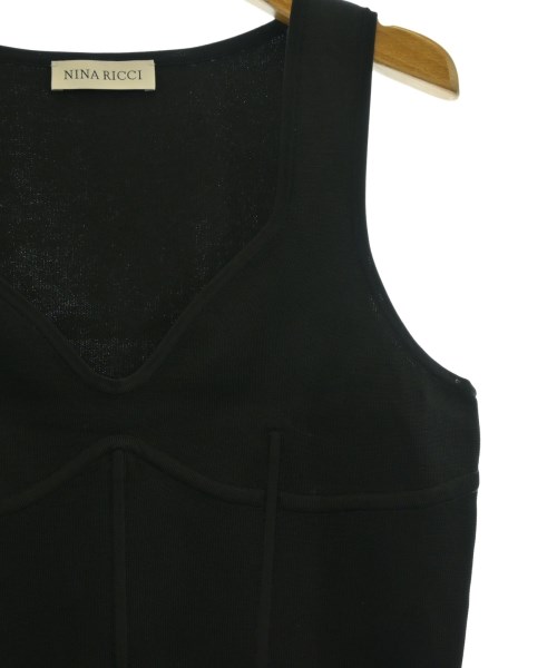NINA RICCI（ニナリッチ）ベスト 黒 サイズ:L レディース/2200659457059
