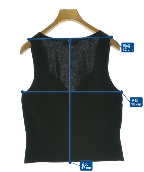 NINA RICCI（ニナリッチ）ベスト 黒 サイズ:L レディース/2200659457059