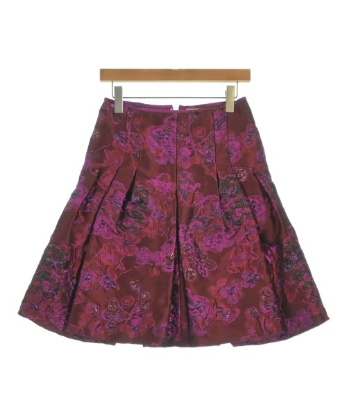 NINA RICCI(ニナリッチ)ひざ丈スカート 赤 サイズ:-(M位)/2200643568259