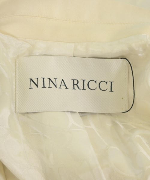 NINA RICCI（ニナリッチ）テーラードジャケット 白 サイズ:36(XS位) レディース/2200705537117