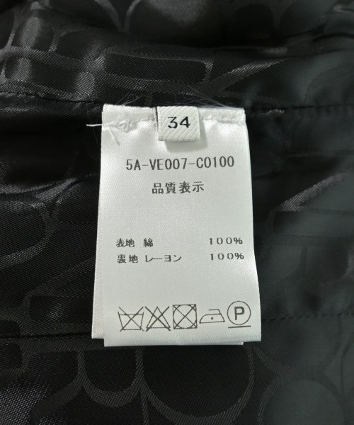 NINA RICCI（ニナリッチ）カジュアルジャケット 黒 サイズ:34(XXS位) レディース/2200705537124