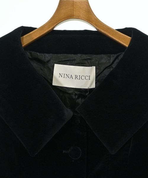 NINA RICCI（ニナリッチ）カジュアルジャケット 黒 サイズ:34(XXS位) レディース/2200705537124