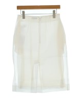 NINA RICCI（ニナリッチ）ひざ丈スカート 白 サイズ:34(XS位) レディース/2200672032042