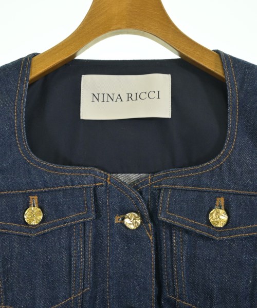 NINA RICCI（ニナリッチ）デニムジャケット 紺 サイズ:38(S位) レディース/2200730072201