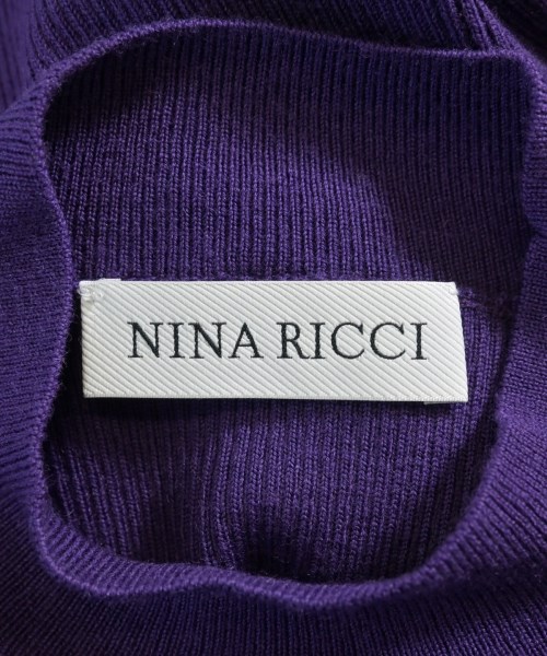 NINA RICCI（ニナリッチ）ニット・セーター 紫 サイズ:S レディース/2200730072249