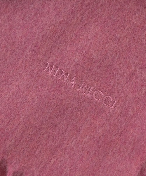 NINA RICCI（ニナリッチ）マフラー ピンク サイズ:- レディース/2200723501091