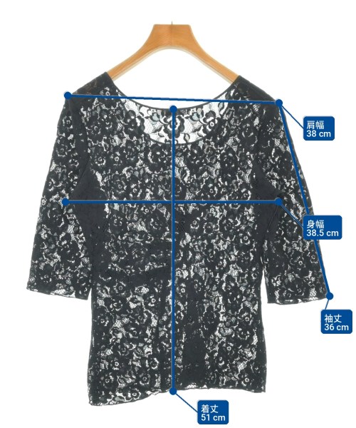 NINA RICCI（ニナリッチ）ブラウス 黒 サイズ:-(M位) レディース/2200724345021