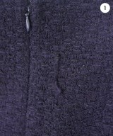 NINA RICCI（ニナリッチ）ひざ丈スカート 紺 サイズ:34(XXS位) レディース/2200682461146
