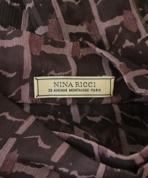 NINA RICCI（ニナリッチ）ブラウス 茶 サイズ:38(S位) レディース/2200691070162