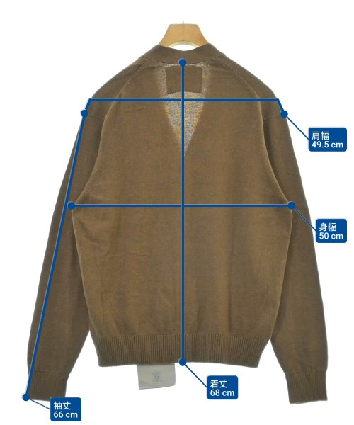 dunhill（ダンヒル）カーディガン 茶 サイズ:M メンズ/2200623553039